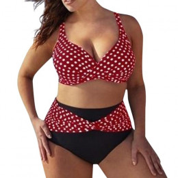 2019 lato Plus rozmiar Bikini zestaw dla kobiet Sexy stanik Push Up Bikini duży rozmiar stroje kąpielowe S-5XL strój kąpielowy n