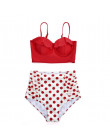 Melphieer wysokiej talii Bikini Set 2019 Biquini Plus rozmiar stroje kąpielowe kobiety 3XL druku strój kąpielowy strój kąpielowy