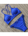 Bikini plus size stroje kąpielowe strój kąpielowy kobiety brazylijski bikini Set czarny strój kąpielowy wyściełane 2018 Halter k