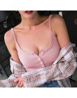 HIRIGIN kobiety lato na co dzień zbiorniki stanik biustonosz kamizelka Crop Bralette podkoszulek Camis Pop T shirt