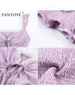 Fantoye wzburzyć wykończenia biały Lace Up Sexy Crop Top kobiety 2019 Cami Tank Top Femme Backless Spaghetti Bralette Crop topy 