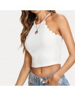 Laamei 2019 Crop topy bez rękawów koszulka bez rękawów Tank Tops lato plaża kamizelka nagie przepona lato Tank Crop wierzchnia k