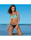 Push Up bikini kobiety strój kąpielowy stałe graniczy niski stan stroje kąpielowe kobiet 2019 Sling Backless strój kąpielowy Sex
