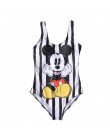 21 wzór 3D Cartoon Monokini kobiety w paski strój kąpielowy stroje kąpielowe otwórz wróć strój kąpielowy Backless plaża nosić Se