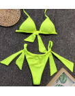 Brazylijskie Bikini 2019 lato Push Up stroje kąpielowe kobiety kostium kąpielowy zestaw mikro Bikini wysokiej Cut strój kąpielow