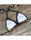 YICN 2018 Sexy backless Bikini afryki druku stroje kąpielowe wysokiej talii strój kąpielowy stanik Bikini Set Push Up stroje kąp