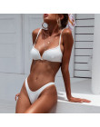 Kurkuma Sexy dekolt w kształcie litery v bikini 2019 mujer Push up micro strój kąpielowy kobiet głęboko wycięte stringi stroje k