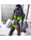 Sarah Ariel 2019 stałe Bikini Push Up kobiety fiszbiny strój kąpielowy kostium Sexy plaża nosić Maillot De Bain Femme