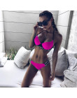 Sarah Ariel 2019 stałe Bikini Push Up kobiety fiszbiny strój kąpielowy kostium Sexy plaża nosić Maillot De Bain Femme