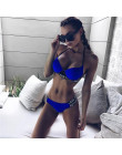 Sarah Ariel 2019 stałe Bikini Push Up kobiety fiszbiny strój kąpielowy kostium Sexy plaża nosić Maillot De Bain Femme