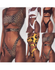 Leopard brazylijski strój kąpielowy Bikini kobiet strój kąpielowy kostium Sexy stroje kąpielowe dla kobiet dwuczęściowy strój ką
