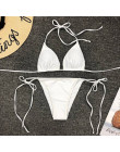 Peachtan Halter bikini 2019 mikro ciąg seksowny strój kąpielowy kobiety kąpiących się trójkąt stringi strój kąpielowy kobiet neo