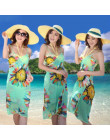 2019 w nowym stylu siatki pokrywa-up kobiety strój kąpielowy kwiatowy pasek stroje kąpielowe panie sukienka plażowa Sarong Wrap 