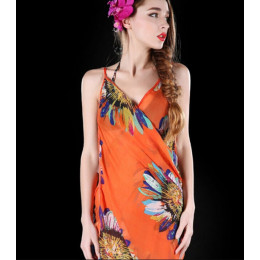 2019 w nowym stylu siatki pokrywa-up kobiety strój kąpielowy kwiatowy pasek stroje kąpielowe panie sukienka plażowa Sarong Wrap 