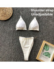 W X Sexy micro bikini 2019 mujer brazylijski strój kąpielowy Push up stroje kąpielowe kobiet kostium kąpielowy stałe strój kąpie