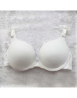 Nowa moda sexy proste push up biustonosz z przodu przycisk cukierki kolor A B kubek bielizna damska biustonosz
