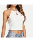 Laamei 2019 Crop topy bez rękawów koszulka bez rękawów Tank Tops lato plaża kamizelka nagie przepona lato Tank Crop wierzchnia k