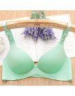 Bez szwu jeden kawałek bielizna wygodny biustonosz push-up nowa moda sexy bielizna damska biustonosz zbierz modis bralette