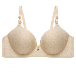 Moda bawełna bezprzewodowy biustonosz dla kobiet Sexy Bralette 3/4 puchar bez szwu biustonosze komfort biustonosz kobiet drut be