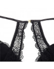 Finetoo Fashion 3/4 szklanki czarny bezprzewodowy Bralette kobiet bez podszewki bielizna Sexy biustonosz kwiatowy koronki dla ko