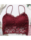 Kobiet Bralette bielizna kobieta Intimates seksowna kwiatowy koronki BH biustonosze dla kobiet pełne szklanki haft jednolity kol