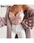 BerryGo Sexy koronki białe satynowe camis lato kamizelka Spaghetti pasek różowy tank tops kobiety eleganckie guziki streetwear k