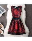 VENFLON letnia sukienka Plus Size kobiet 2019 5XL bez rękawów linii Casual eleganckie Sexy Floral krótki Party suknie vestidos