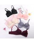 Moda Sexy biustonosze dla kobiet Push Up bielizna bez szwu biustonosz Bralette drut bezpłatne biustonosz kobiet Intimates nowy