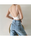 Bawełna Bralette Sexy Backless biustonosz dziewczyny top z usztywnieniem i wycięciami 6 kolorów bez podszewki bielizna bezprzewo