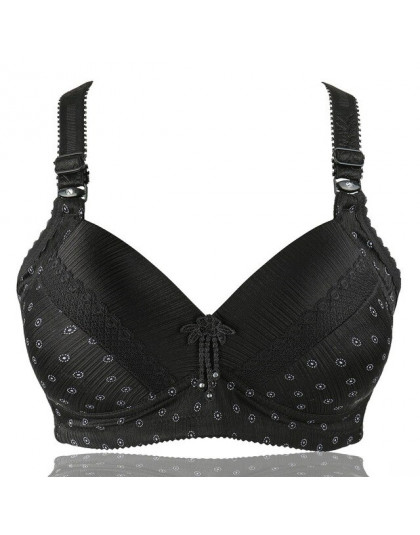 Slimgril zdrowie kobiet Sexy push-up fiszbina do biustonosza darmowa regulowany cienki B C 3/4 kubek biustonosze w dużym rozmiar