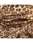 Arctic cat Sexy V Neck Leopard sukienka na imprezę kobiety Spaghetti pasek Backless Slim sukienka w dużym rozmiarze lato szyfono