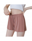 Elegancja satyna bezpieczeństwa krótkie spodnie damskie krótkie rajstopy miękka bezszwowa koronkowa bielizna kobiet bezpieczne s