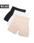 WLSD 3 sztuk/partia kobiet wysokiej talii krótkie spodnie odchudzanie majtki bezszwowe szorty jedwabiu pani szorty Nylon kobiety