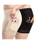 With pocket modal underwear, women's safety pants, lace three pants