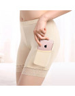 With pocket modal underwear, women's safety pants, lace three pants