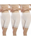 3 sztuk/partia miękkie i wygodne modal materiał bokserki bezpieczeństwa spodnie dla kobiet majtki duży rozmiar bielizna damska w