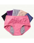 DULASI 3 sztuk wyciek dowód majtki menstruacyjne fizjologiczne spodnie kobiety bielizna okresu i bawełniane wodoodporna majtki D