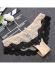 1PC miękkie oddychające Sexy kobiety majtki Low-Rise figi Hollow figi Ultra cienkie bielizna majtki koronkowe Lady lato G-string