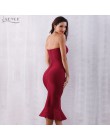 Adyce lato kobiety bandaża sukni Vestidos Verano 2019 Sexy bez rękawów bez ramiączek klub sukni elegancki Celebrity Party Runway