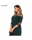 COCOEPPS sukienka dla kobiet 5XL Plus rozmiar 6XL siatki luźne plisowana vestidos duży rozmiar ubrania damskie szata femme letni