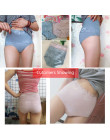 LANGSHA nowy 4 sztuk/partia wysokiej talii damskie majtki odchudzanie majtki bawełniane czopiarki ciała bielizna Lady Sexy koron