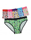 Lot 6 sztuk bielizna kobieca bawełna Sexy majtki figi kocham cię drukowane słodkie panie majtki miękkie bielizna Intimates dla k