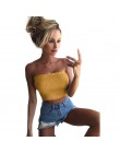 2019 kobiety Crop Tops bez ramiączek elastyczna blusas Boob Bandeau Tube topy biustonosz bielizna piersi Wrap stałe zbiornik biu