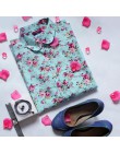 Dioufond kobiety lato bluzki w stylu Vintage kwiatowy bluzka koszula z długim rękawem kobiety Camisas Femininas kobiet topy moda