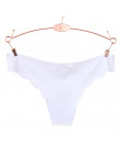 3 sztuk/partia bez szwu damskie stringi niskiej talii kobiety Sexy G String solidna bielizna-majtki sprzedaż hurtowa luzem 20