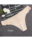 1 PC nowy kobiety Sexy G String stringi stałe lodu jedwabne majtki bez podszewki niskiej talii Sexy majtki figi bielizna nocna