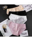 8 kolor seksowne figi damskie bawełniane bielizna przewiewna majtki dla kobiet łuk bez szwu niskiej talii bielizna spodnie jedno
