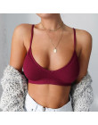 Jednolity kolor Sexy Tank Crop topy kobiety lato podstawowe Crop Top Streetwear bez rękawów Camis fajne dziewczyny przycięte Tee