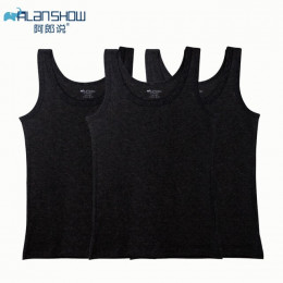 ALANSHOW kobiet 3 sztuk/partia damskie tank topy dla kobiet bawełniane kamizelki i tank kobiety kamizelka kobiet kamizelka dla d