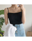 8 kolory Mihoshop Ulzzang koreański Korea kobiety moda odzież lato na co dzień Preppy podstawowe czysty Camisole